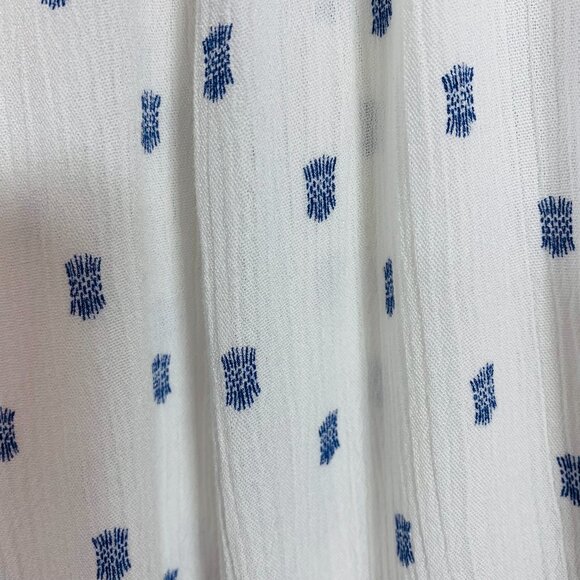 sleeveless Ruffle Baby doll Top light print top  size small MY STYLE - Picture 4 of 16